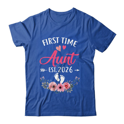 First Time Aunt Promoted To Aunt Est 2027 Mothers Day Shirt & Tank Top | siriusteestore