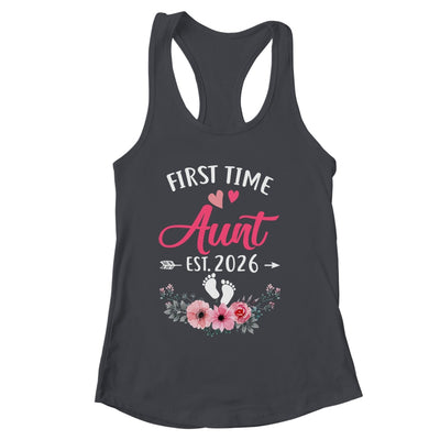 First Time Aunt Promoted To Aunt Est 2027 Mothers Day Shirt & Tank Top | siriusteestore