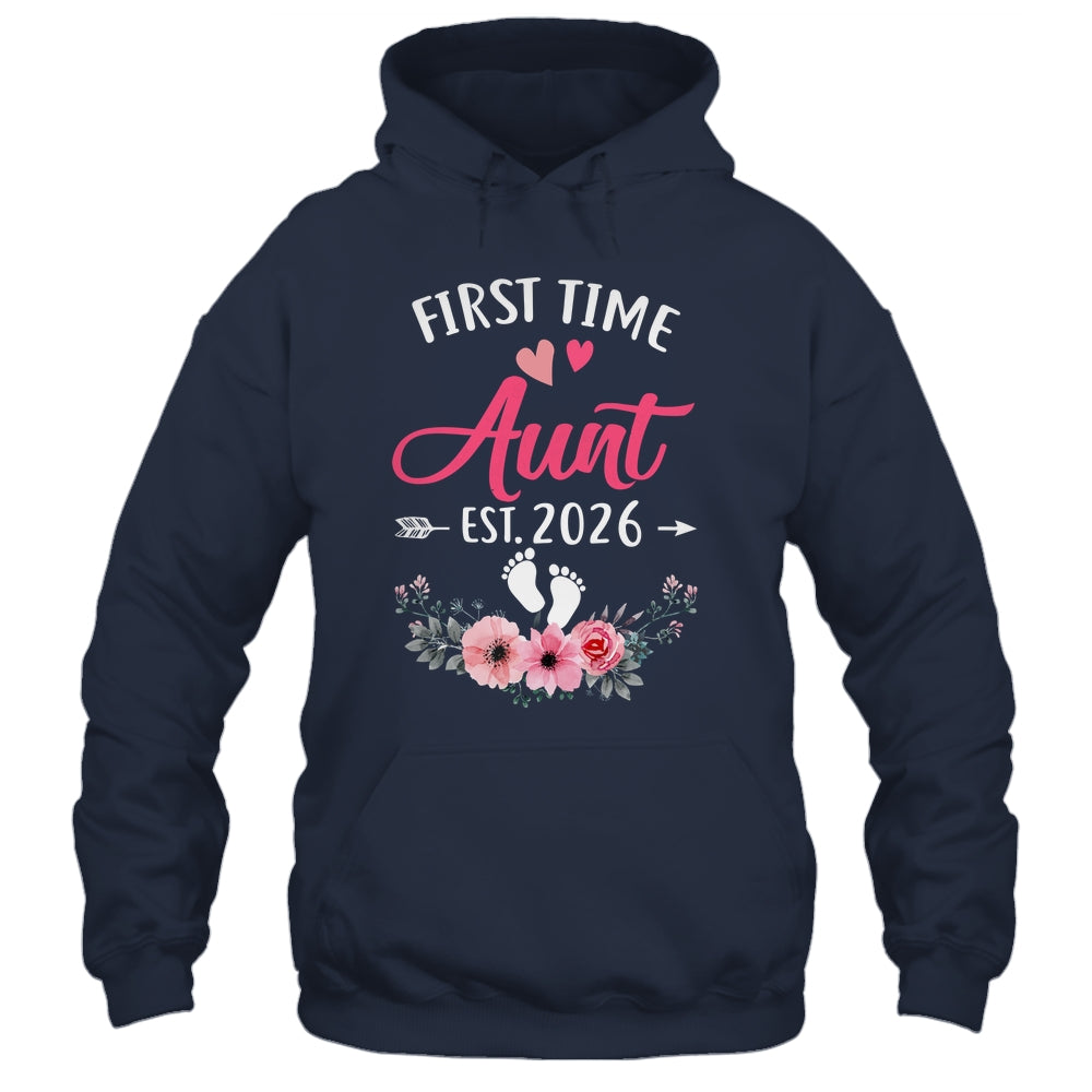 First Time Aunt Promoted To Aunt Est 2027 Mothers Day Shirt & Tank Top | siriusteestore