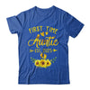 First Time Auntie Est 2025 Sunflower Promoted To Auntie Shirt & Tank Top | siriusteestore
