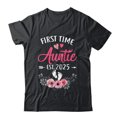 First Time Auntie Promoted To Auntie Est 2025 Mothers Day Shirt & Hoodie | siriusteestore