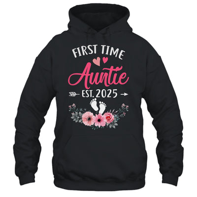 First Time Auntie Promoted To Auntie Est 2025 Mothers Day Shirt & Hoodie | siriusteestore