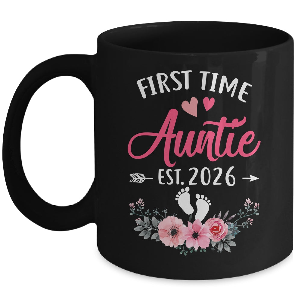 First Time Auntie Promoted To Auntie Est 2027 Mothers Day Mug | siriusteestore