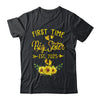 First Time Big Sister Est 2025 Sunflower Promoted To Sister Shirt & Tank Top | siriusteestore
