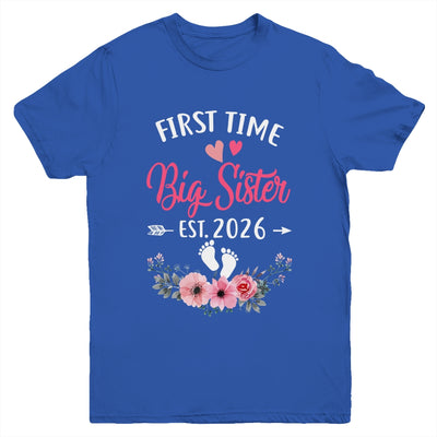 First Time Big Sister Promoted To Sister Est 2027 Youth Shirt | siriusteestore