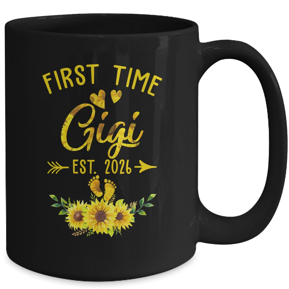 First Time Gigi Est 2026 Sunflower Promoted To Gigi Mug | siriusteestore