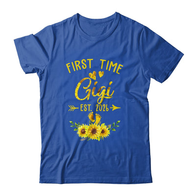 First Time Gigi Est 2026 Sunflower Promoted To Gigi Shirt & Tank Top | siriusteestore