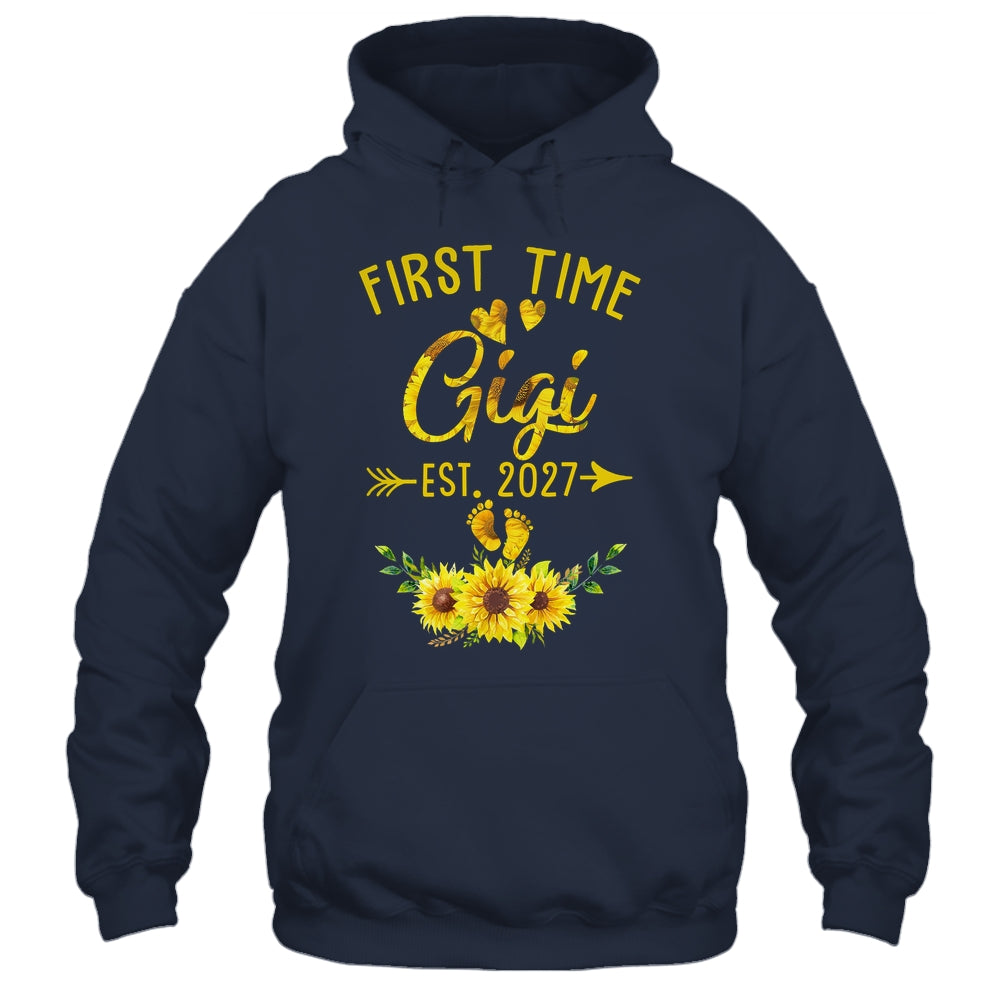 First Time Gigi Est 2027 Sunflower Promoted To Gigi Shirt & Tank Top | siriusteestore