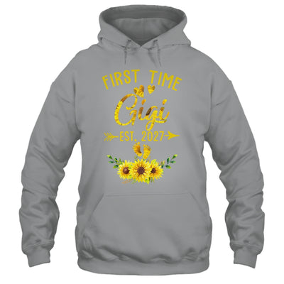 First Time Gigi Est 2027 Sunflower Promoted To Gigi Shirt & Tank Top | siriusteestore