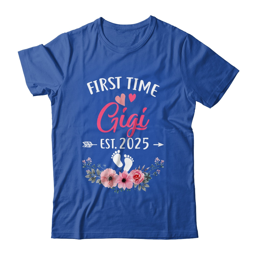 First Time Gigi Promoted To Gigi Est 2025 Mothers Day Shirt & Hoodie | siriusteestore