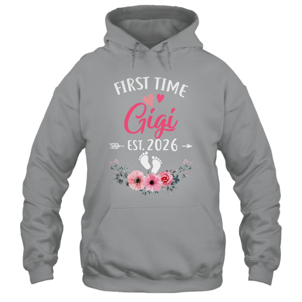 First Time Gigi Promoted To Gigi Est 2026 Mothers Day Shirt & Tank Top | siriusteestore