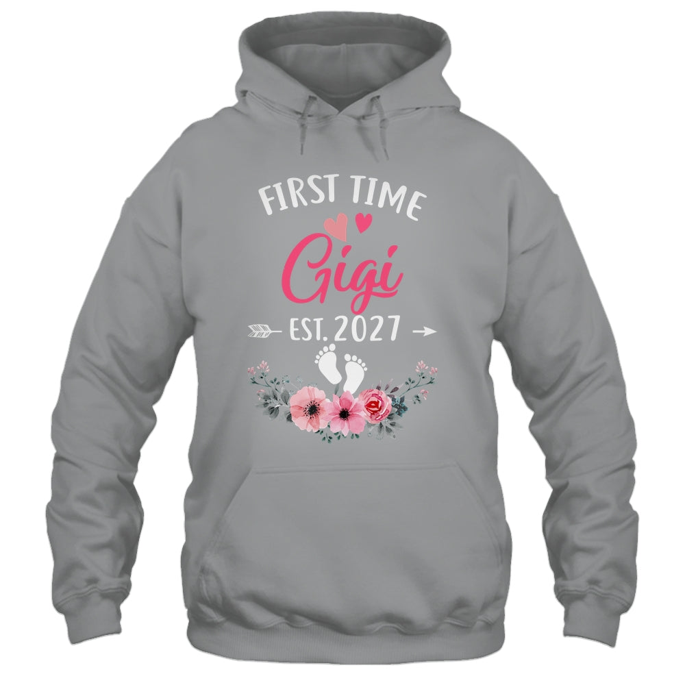 First Time Gigi Promoted To Gigi Est 2027 Mothers Day Shirt & Tank Top | siriusteestore