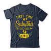 First Time Godmother Est 2025 Sunflower Promoted To Godmother Shirt & Tank Top | siriusteestore