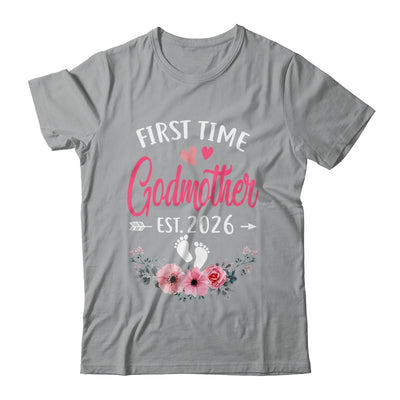 First Time Godmother Promoted To Godmother Est 2026 Mothers Day Shirt & Tank Top | siriusteestore