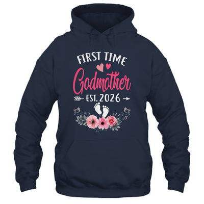 First Time Godmother Promoted To Godmother Est 2026 Mothers Day Shirt & Tank Top | siriusteestore