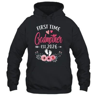 First Time Godmother Promoted To Godmother Est 2027 Mothers Day Shirt & Tank Top | siriusteestore