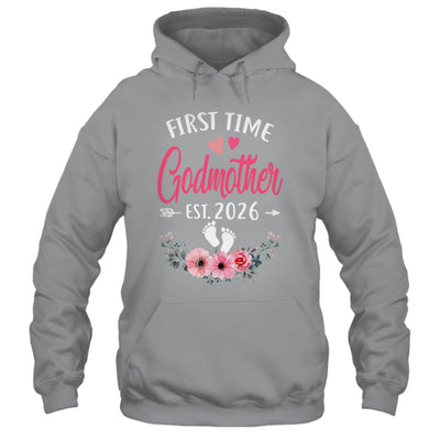 First Time Godmother Promoted To Godmother Est 2027 Mothers Day Shirt & Tank Top | siriusteestore