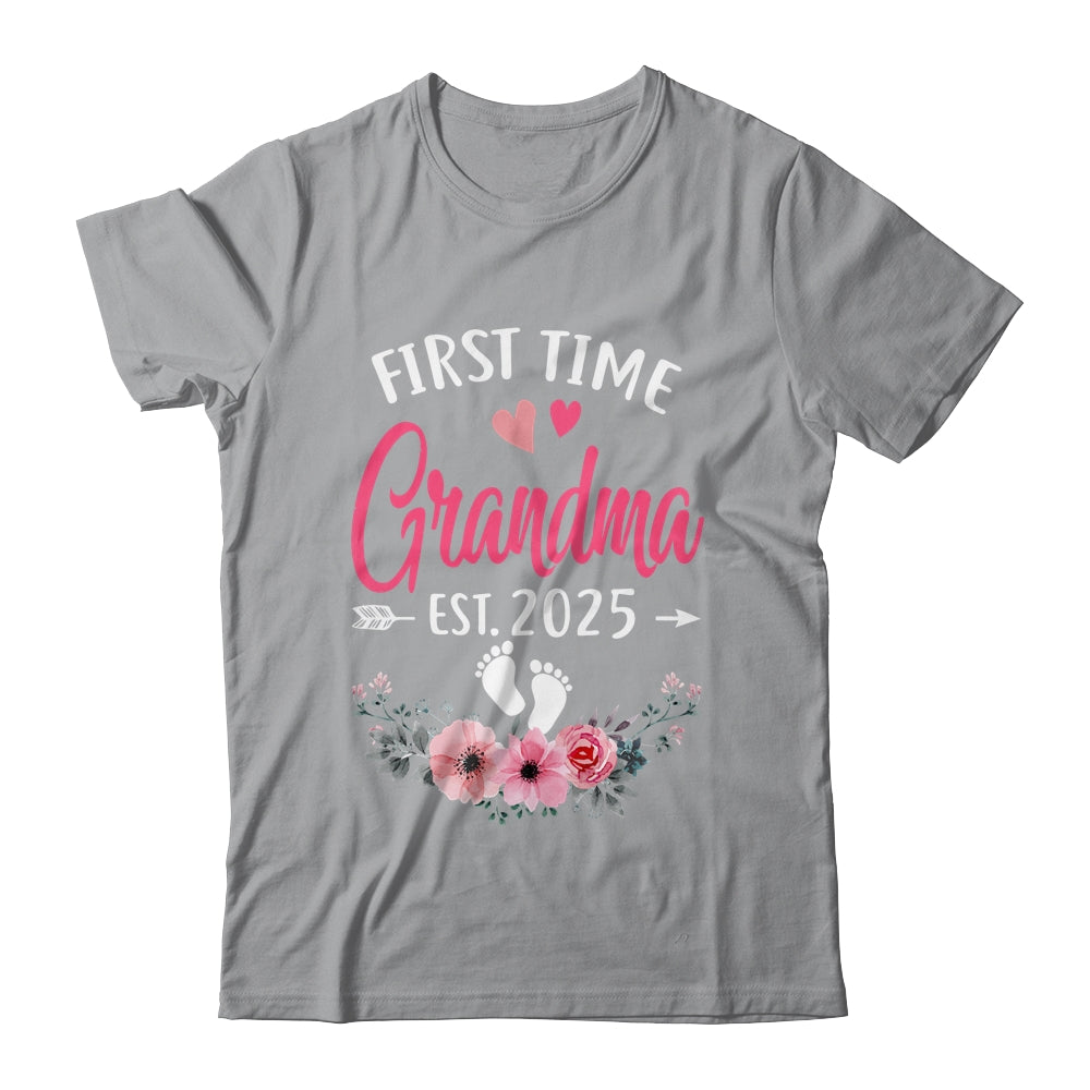 First Time Grandma Promoted To Grandma Est 2025 Mothers Day Shirt & Hoodie | siriusteestore