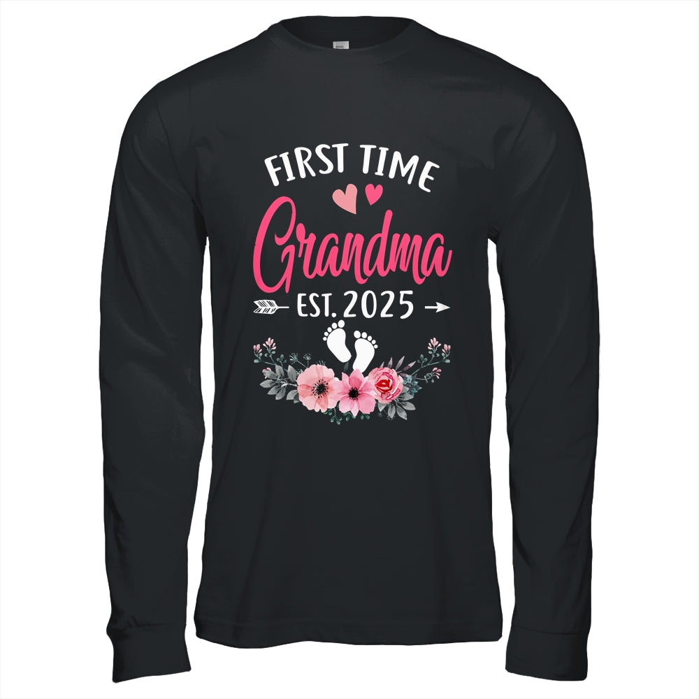 First Time Grandma Promoted To Grandma Est 2025 Mothers Day Shirt & Hoodie | siriusteestore