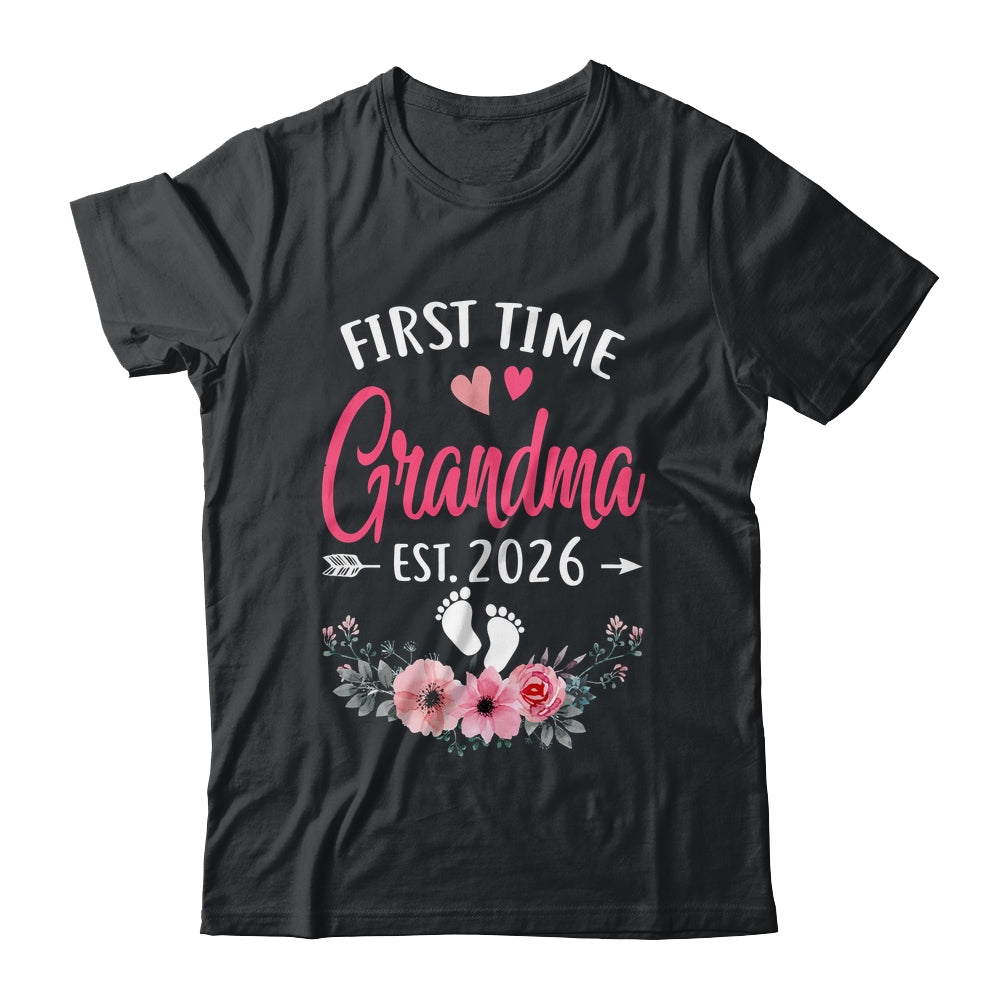 First Time Grandma Promoted To Grandma Est 2027 Mothers Day Shirt & Tank Top | siriusteestore