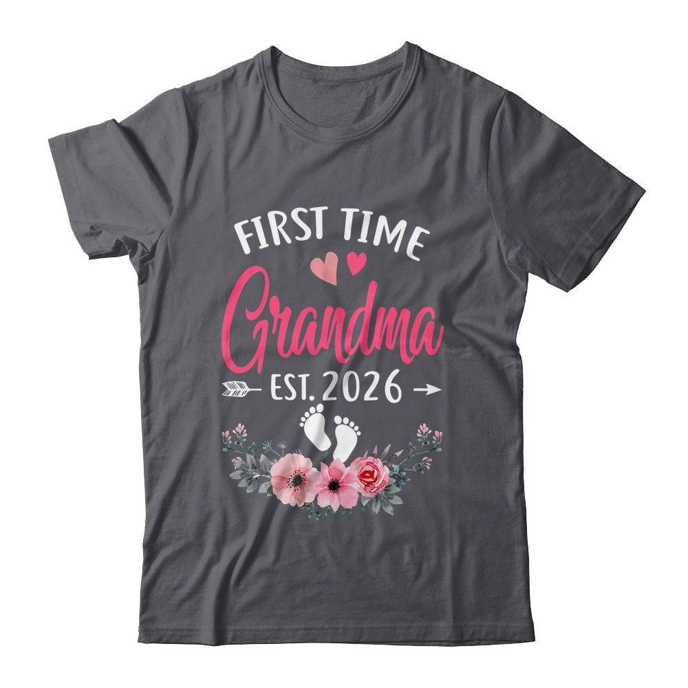 First Time Grandma Promoted To Grandma Est 2027 Mothers Day Shirt & Tank Top | siriusteestore