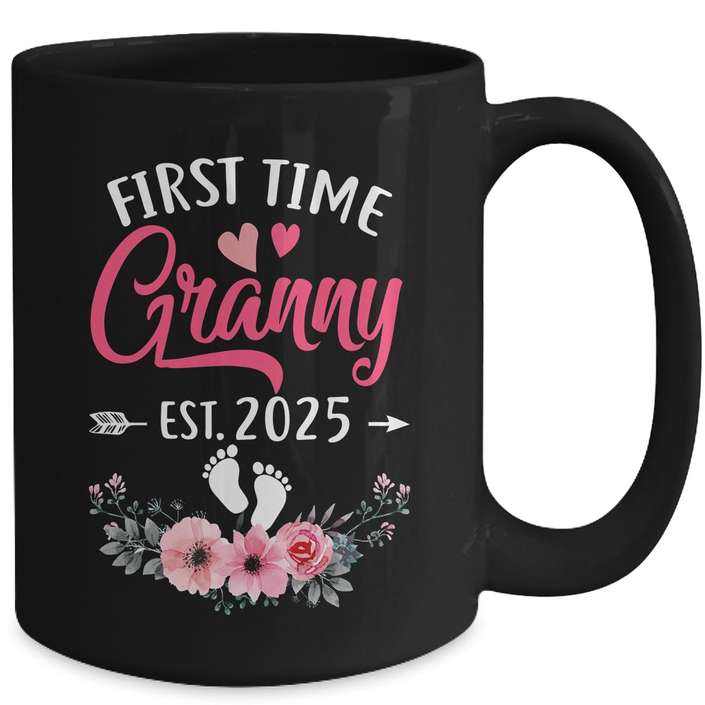 First Time Granny Promoted To Granny Est 2025 Mothers Day Mug | siriusteestore