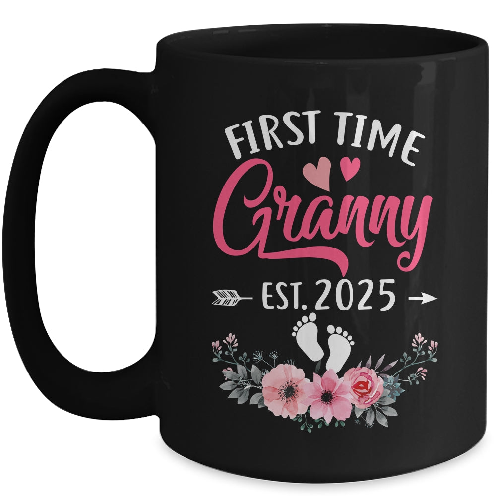 First Time Granny Promoted To Granny Est 2025 Mothers Day Mug | siriusteestore