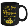 First Time Mamaw Est 2025 Sunflower Promoted To Mamaw Mug | siriusteestore