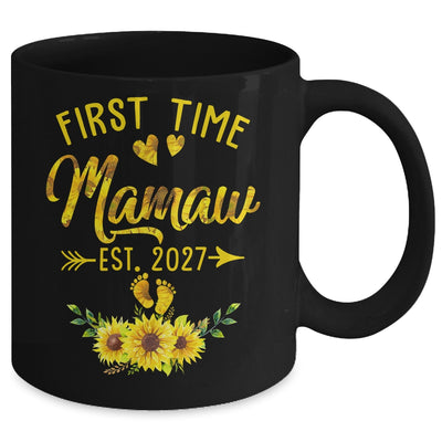 First Time Mamaw Est 2027 Sunflower Promoted To Mamaw Mug | siriusteestore