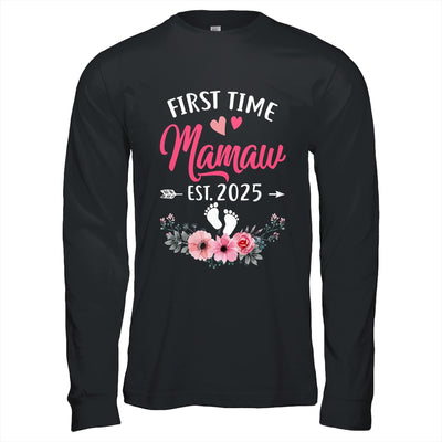 First Time Mamaw Promoted To Mamaw Est 2025 Mothers Day Shirt & Hoodie | siriusteestore