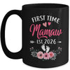 First Time Mamaw Promoted To Mamaw Est 2026 Mothers Day Mug | siriusteestore