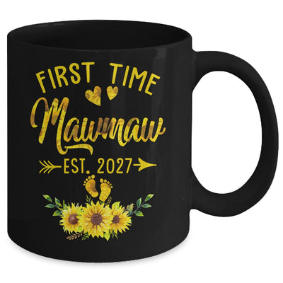 First Time Mawmaw Est 2027 Sunflower Promoted To Mawmaw Mug | siriusteestore