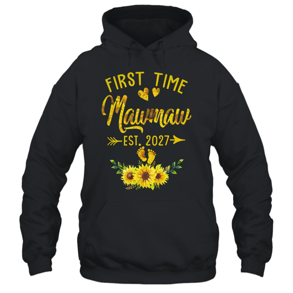 First Time Mawmaw Est 2027 Sunflower Promoted To Mawmaw Shirt & Tank Top | siriusteestore
