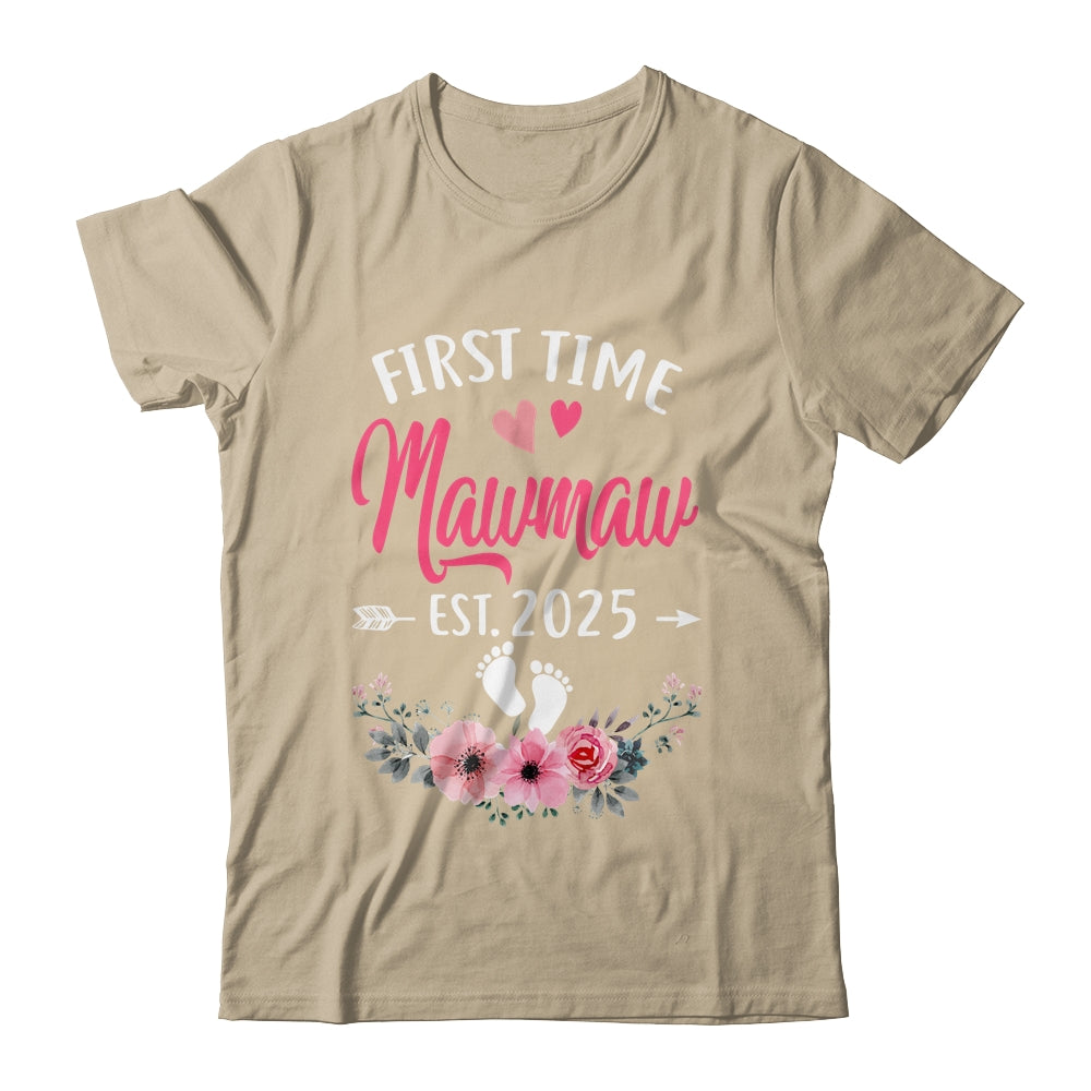 First Time Mawmaw Promoted To Mawmaw Est 2025 Mothers Day Shirt & Hoodie | siriusteestore
