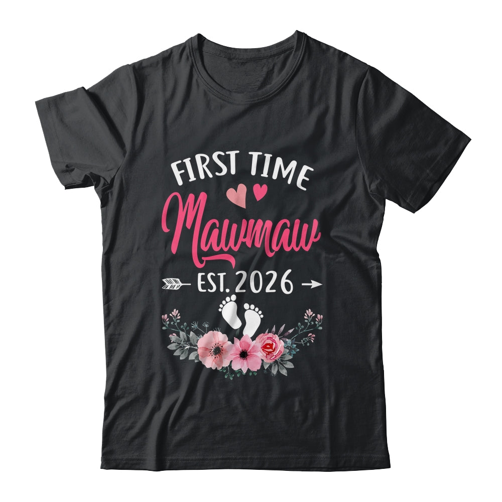 First Time Mawmaw Promoted To Mawmaw Est 2027 Mothers Day Shirt & Tank Top | siriusteestore