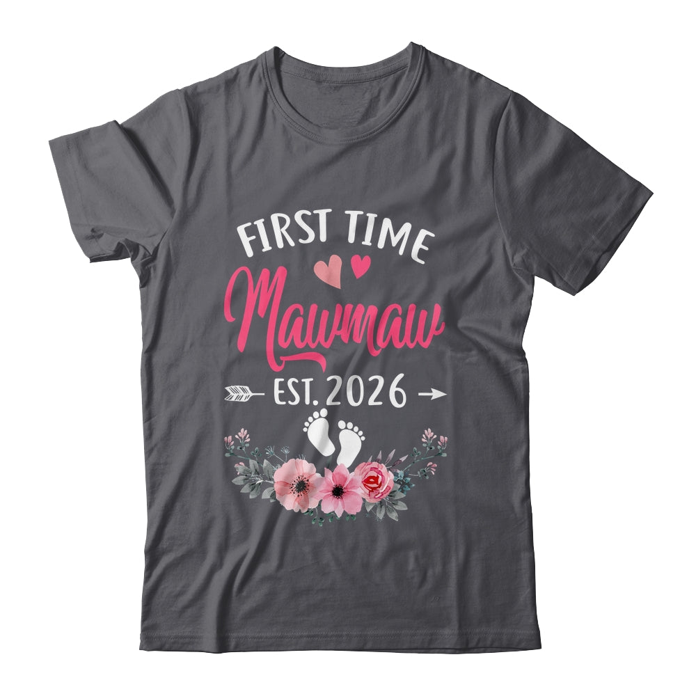 First Time Mawmaw Promoted To Mawmaw Est 2027 Mothers Day Shirt & Tank Top | siriusteestore
