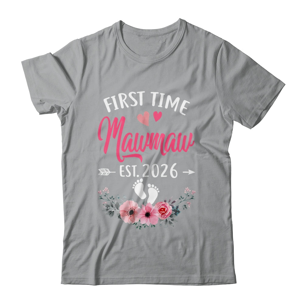 First Time Mawmaw Promoted To Mawmaw Est 2027 Mothers Day Shirt & Tank Top | siriusteestore