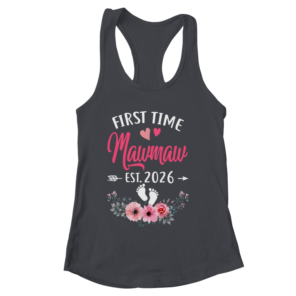 First Time Mawmaw Promoted To Mawmaw Est 2027 Mothers Day Shirt & Tank Top | siriusteestore