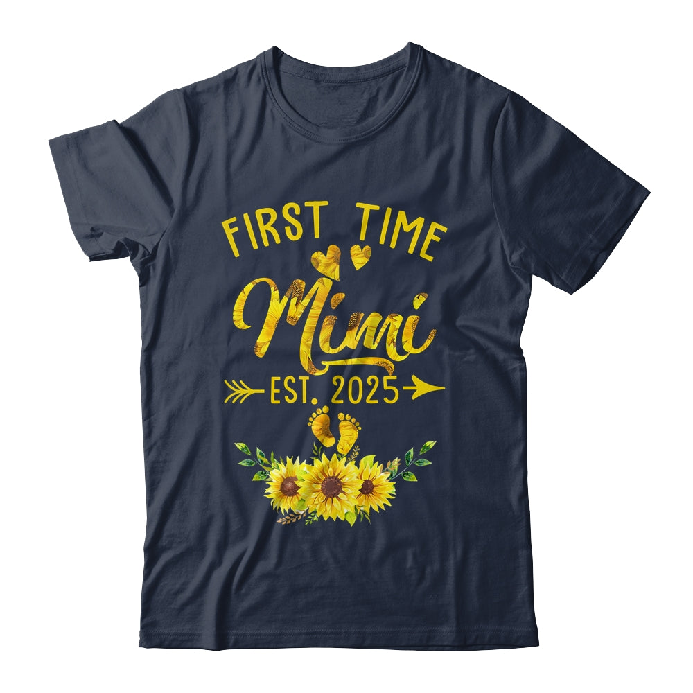 First Time Mimi Est 2025 Sunflower Promoted To Mimi Shirt & Tank Top | siriusteestore