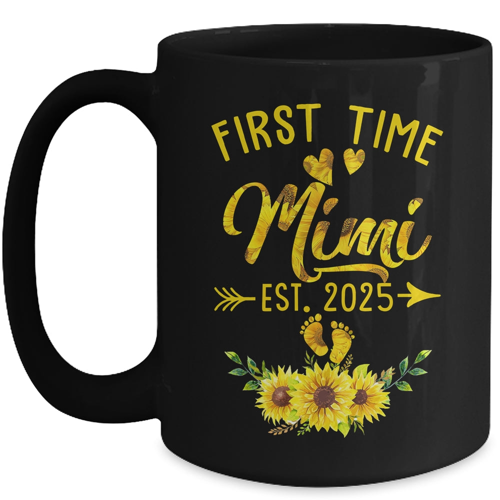 First Time Mimi Est 2025 Sunflower Promoted To Mimi Mug | siriusteestore