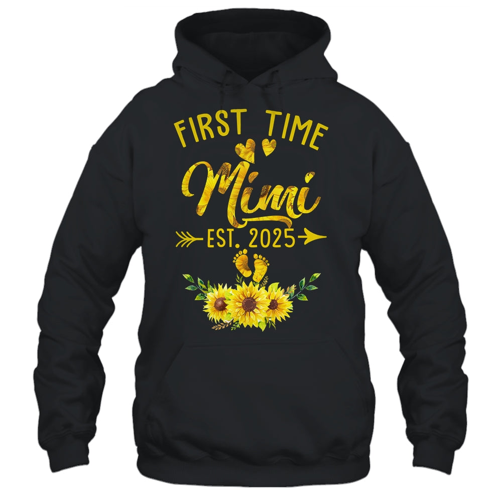 First Time Mimi Est 2025 Sunflower Promoted To Mimi Shirt & Tank Top | siriusteestore