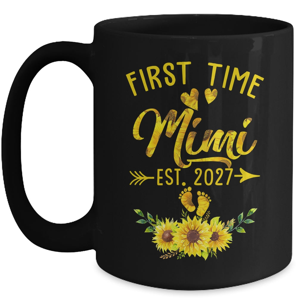 First Time Mimi Est 2027 Sunflower Promoted To Mimi Mug | siriusteestore