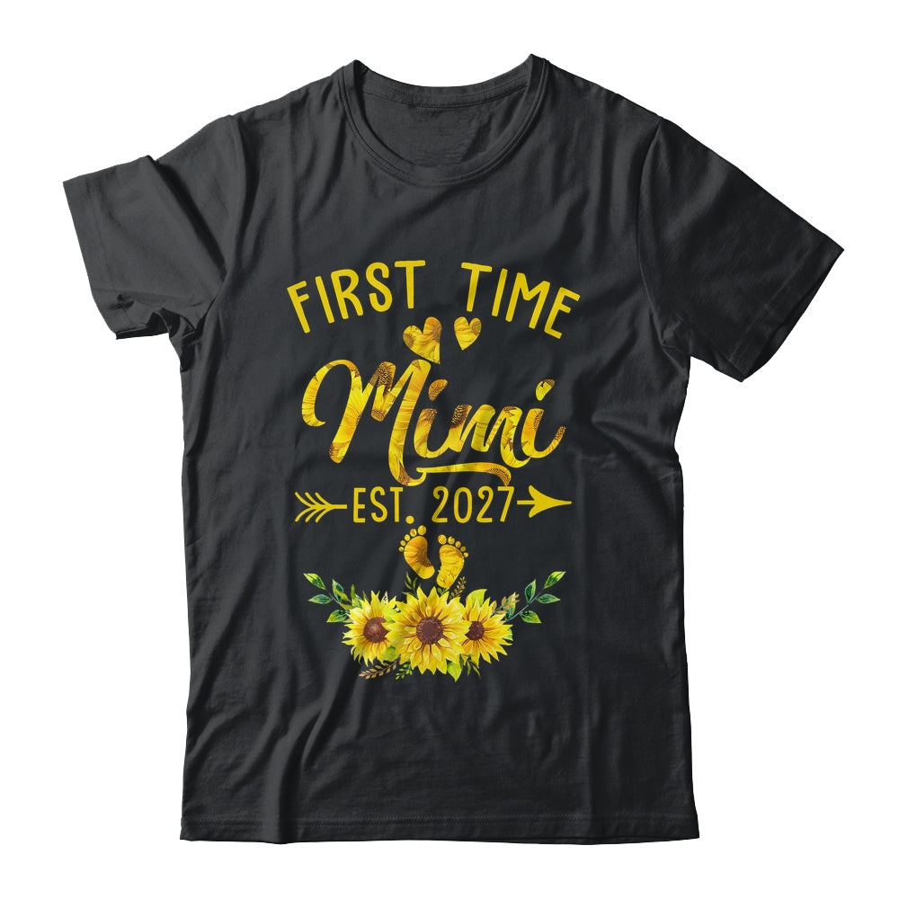First Time Mimi Est 2027 Sunflower Promoted To Mimi Shirt & Tank Top | siriusteestore