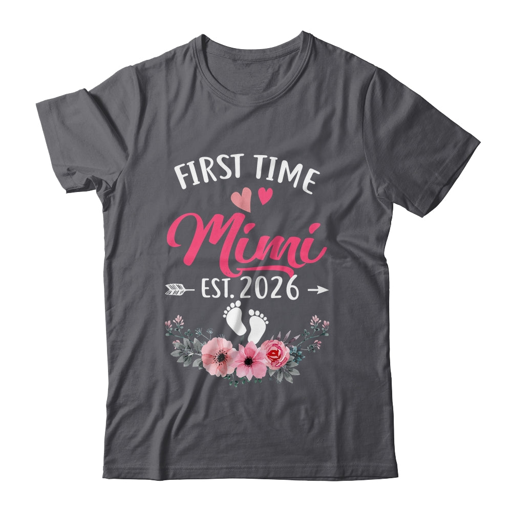 First Time Mimi Promoted To Mimi Est 2026 Mothers Day Shirt & Tank Top | siriusteestore