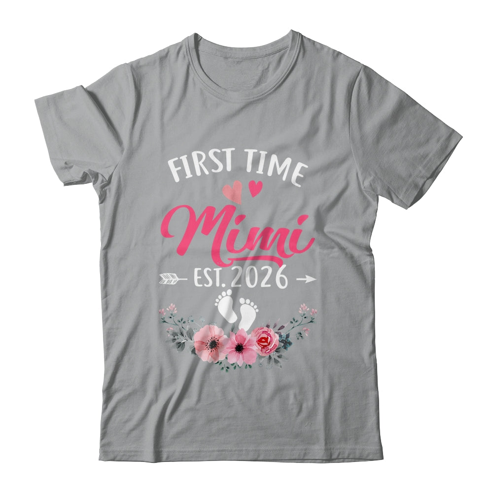First Time Mimi Promoted To Mimi Est 2026 Mothers Day Shirt & Tank Top | siriusteestore
