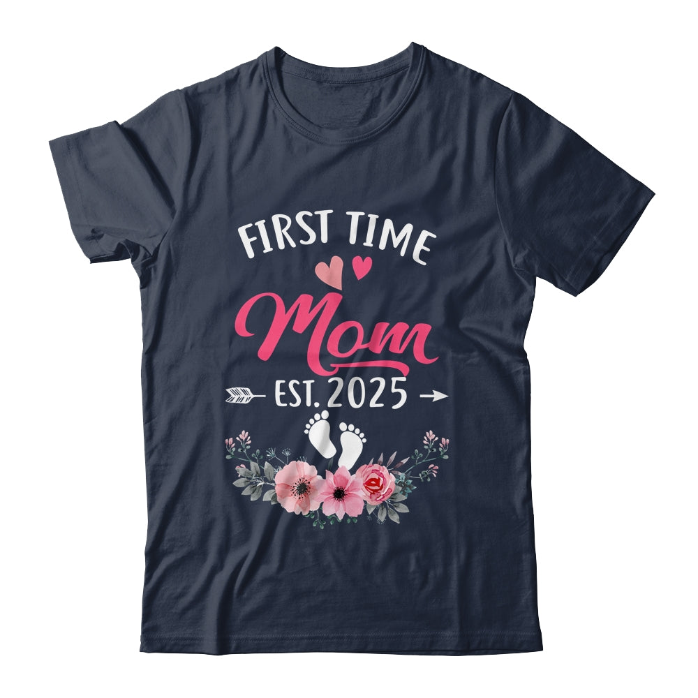 First Time Mom Promoted To Mom Est 2025 Mothers Day Shirt & Hoodie | siriusteestore