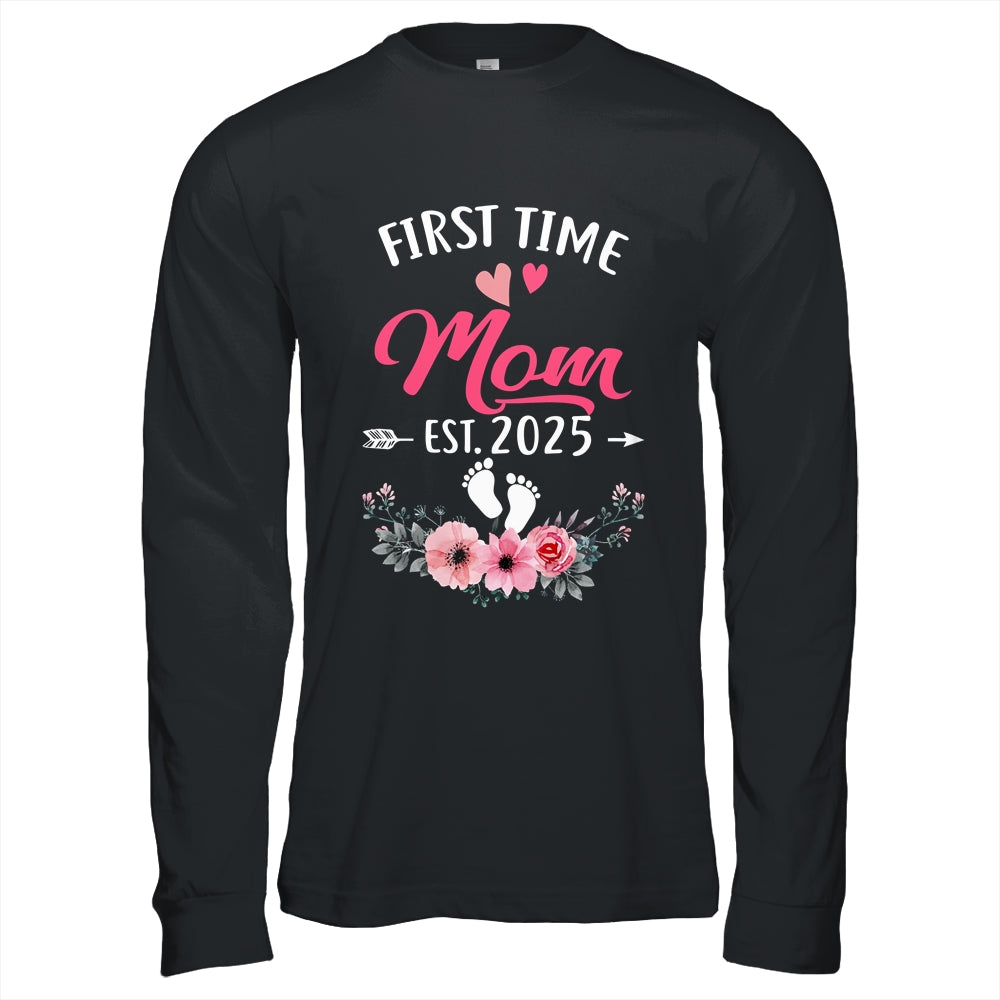 First Time Mom Promoted To Mom Est 2025 Mothers Day Shirt & Hoodie | siriusteestore