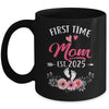 First Time Mom Promoted To Mom Est 2025 Mothers Day Mug | siriusteestore