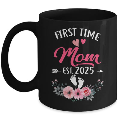 First Time Mom Promoted To Mom Est 2025 Mothers Day Mug | siriusteestore