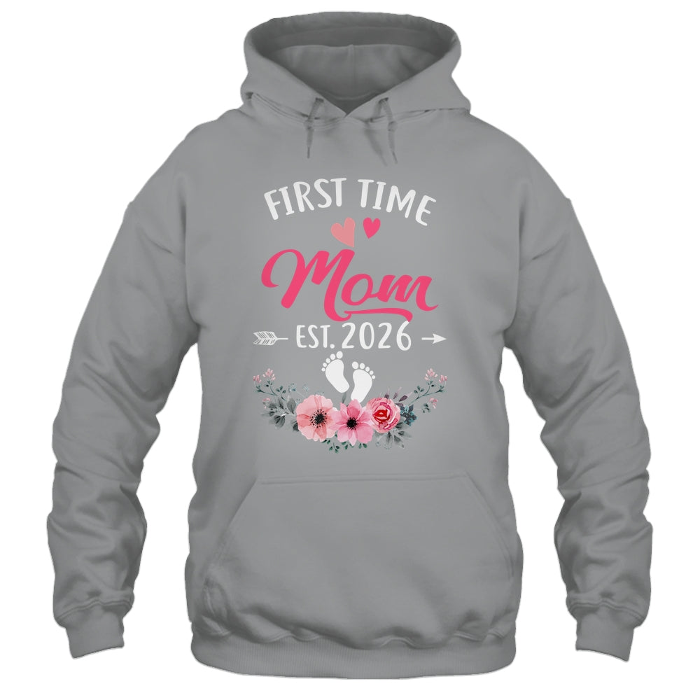 First Time Mom Promoted To Mom Est 2026 Mothers Day Shirt & Tank Top | siriusteestore